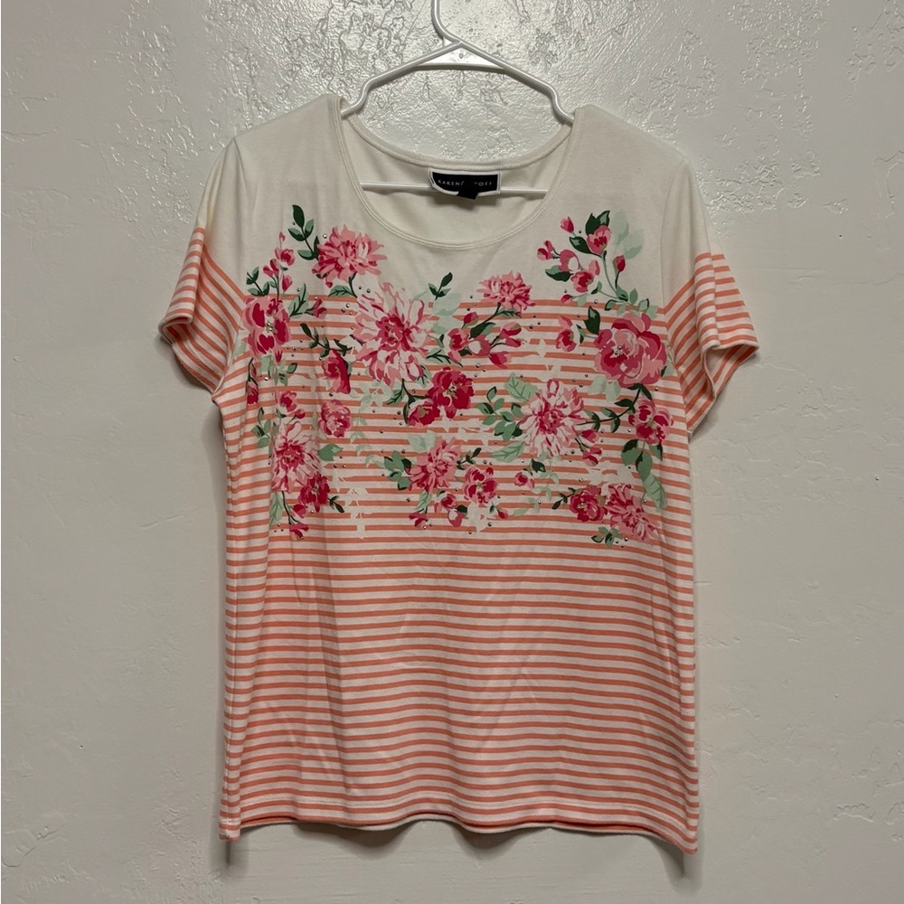 Womens size large Karen Scott brand shirt, #F1198